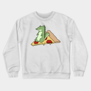 Little Alligator Big Pizza Crewneck Sweatshirt